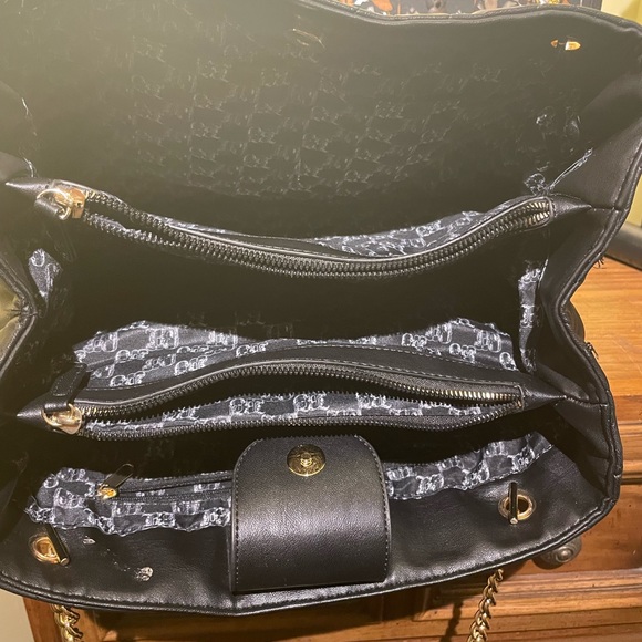 Betsey Johnson Quilted Satchel Tote - Picture 4 of 6